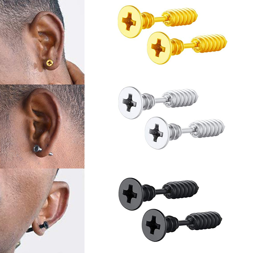 Body Jewelry Surgical Steel - 2 قطعة الجراحية الصلب سبايك الزنمة