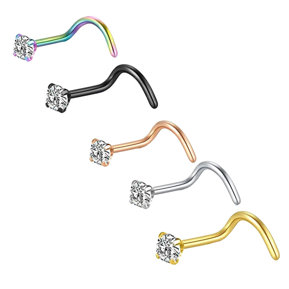 حلقات أنف 20G من الفولاذ الجرا - مراجعة Body Jewelry Surgical Steel وسعره