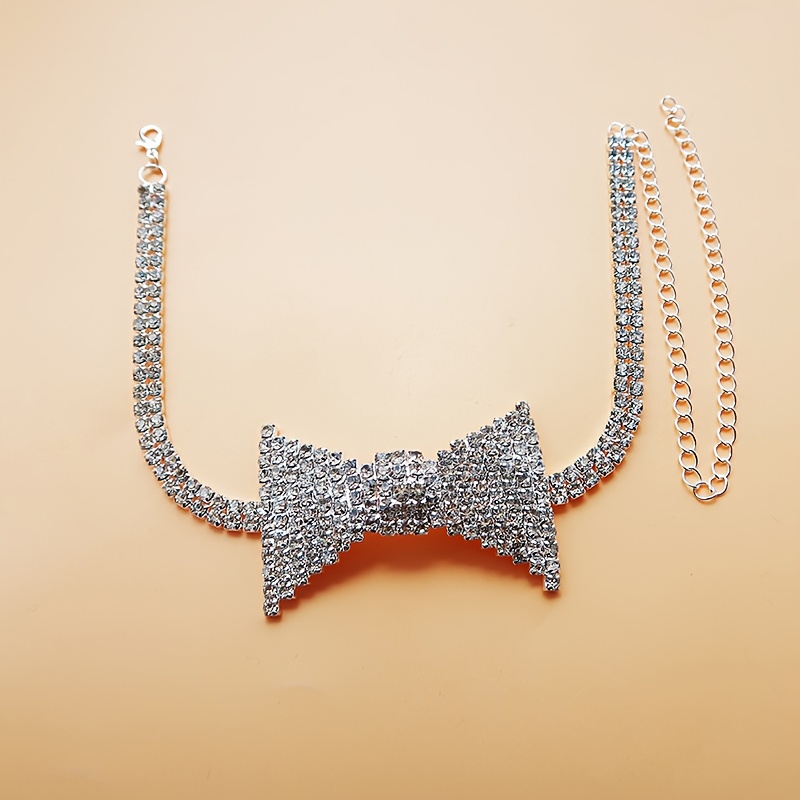 سلسلة عنق بفيونكة أنيقة رائعة  - مراجعة Body Jewelry For You وسعره